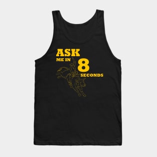 Bull Riding Cowboy Tank Top